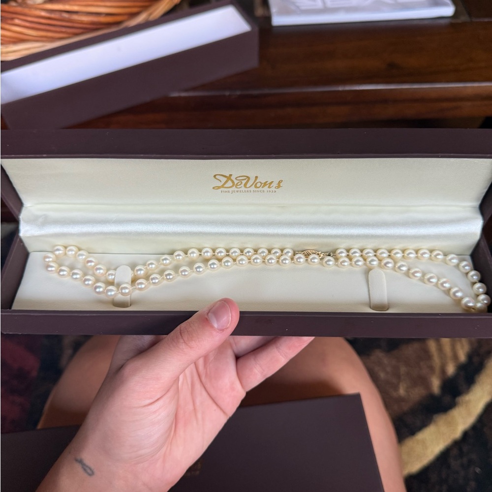 7mm Cultured Akoya Pearl Strand DeVons